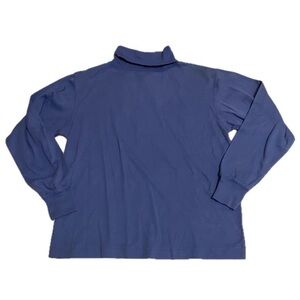 Alexandra Women’s Large Powder Blue Long Sleeve Turtleneck Shirt